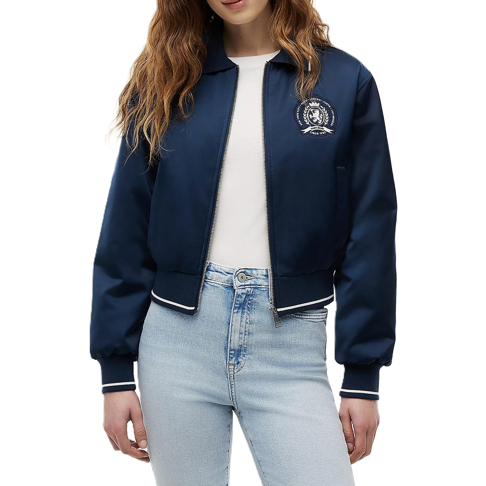 TOMMY HILFIGER TJW COLLAR SATIN VARSITY JACKE DW0DW23153 1