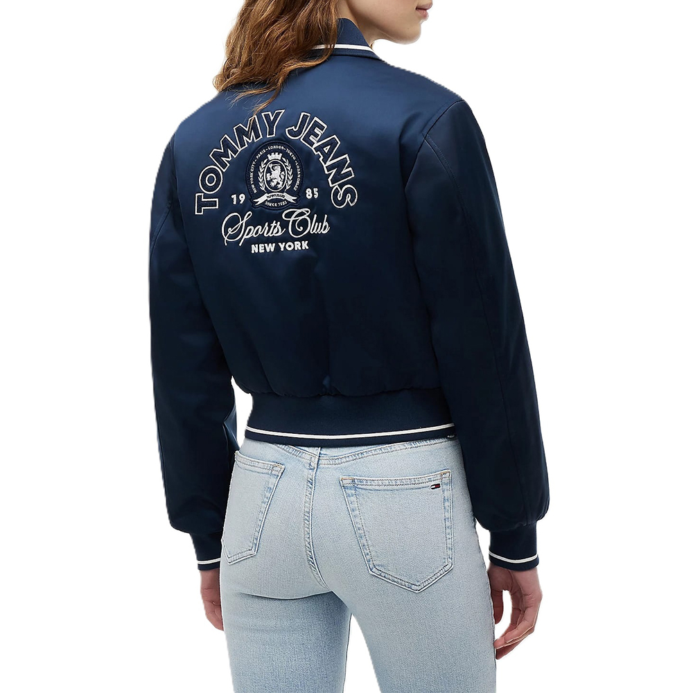 TOMMY HILFIGER TJW COLLAR SATIN VARSITY JACKE DW0DW23153 2