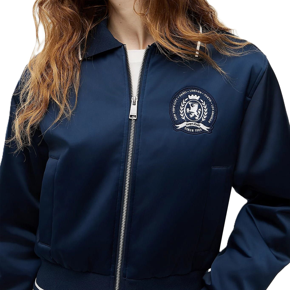 TOMMY HILFIGER TJW COLLAR SATIN VARSITY JACKE DW0DW23153 3
