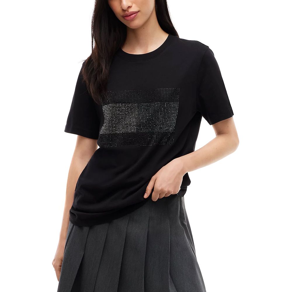 TOMMY HILFIGER TJW RLX FLAG BLING SS TEE DW0DW23267 1