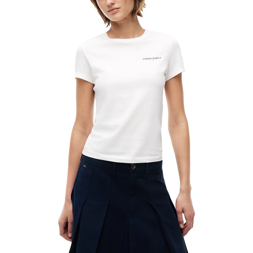 TOMMY HILFIGER TJW SLIM ESS LOGO 1 SS TEE EXT DW0DW23479 1