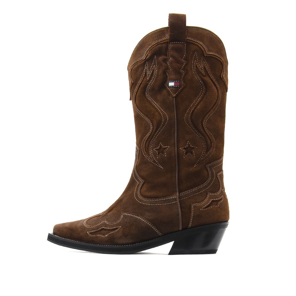 TOMMY HILFIGER ARCHIVE COWBOY BOOT SUEDE EN0EN03095 1