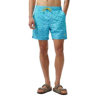 GUESS SWIMTRUNK MEDIUM GUE - RECY SOFT DULL POLY 75 ΜΑΓΙΟ M F4GT06WG2A2