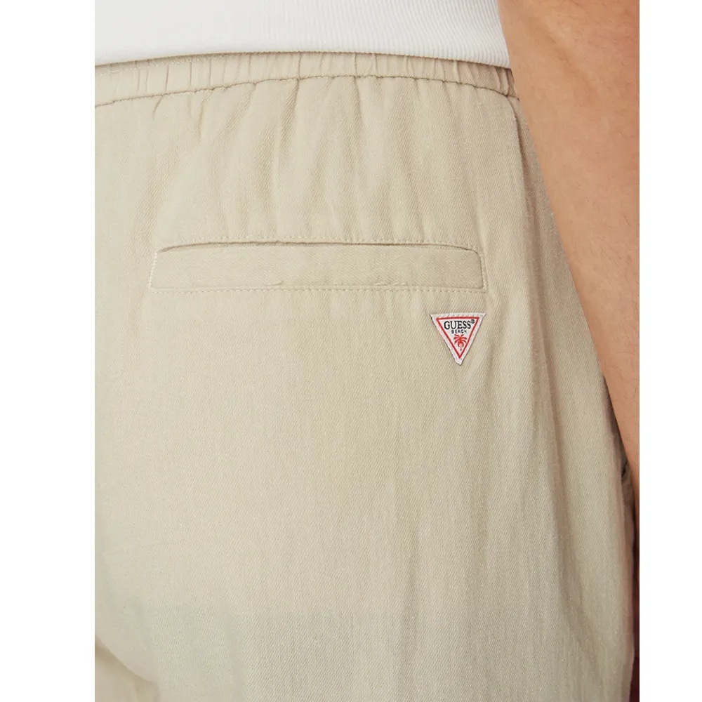 GUESS FLUID PANT - LINEN COTTON TWILL F5GB02WH4J0 3