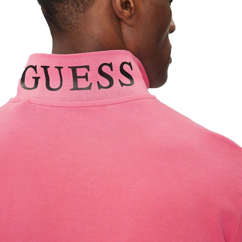 GUESS SS BASIC GD POLO - PIQUET ORGANIC COTTON 220 ΜΠΛΟΥΖΑ M F5GP00K9WF1 3