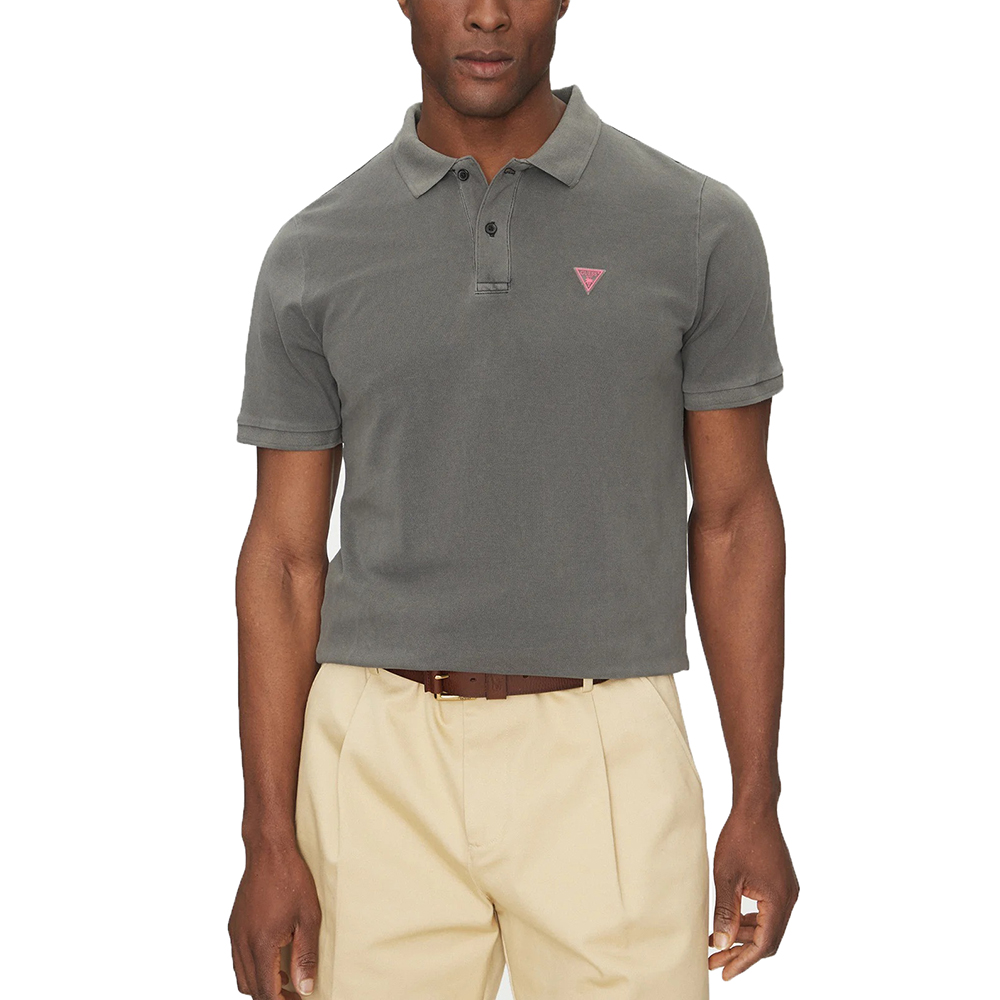 GUESS SS BASIC GD POLO - PIQUET ORGANIC COTTON 220 ΜΠΛΟΥΖΑ M F5GP00K9WF1 1