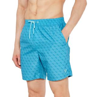 GUESS SWIMTRUNK MEDIUM EMB - RECY POLY PEACH TWILL 115 ΜΑΓΙΟ M F5GT00WG2D2