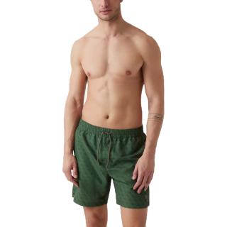 GUESS SWIMTRUNK MEDIUM EMB - RECY POLY PEACH TWILL 115 ΜΑΓΙΟ M F5GT00WG2D2