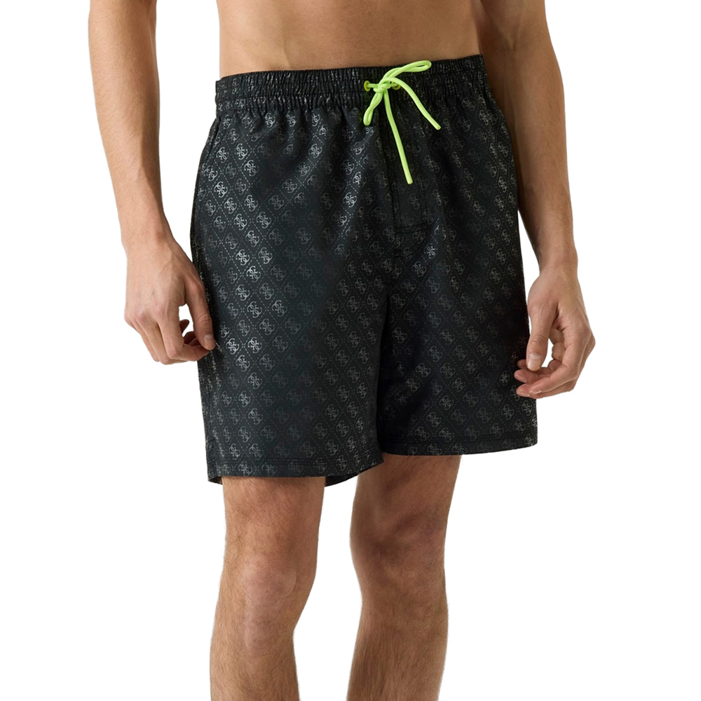 GUESS SWIMTRUNK NEW 4G LOGO MEDIUM ΜΑΓΙΟ ΑΝΔΡΙΚΟ F6GT26WG2A2 1