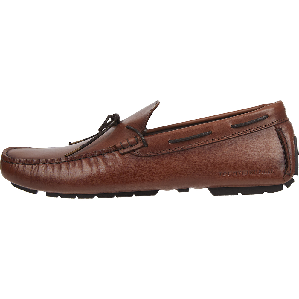 TOMMY HILFIGER ICONIC HILFIGER LEATHER DRIVER FM0FM04445 1