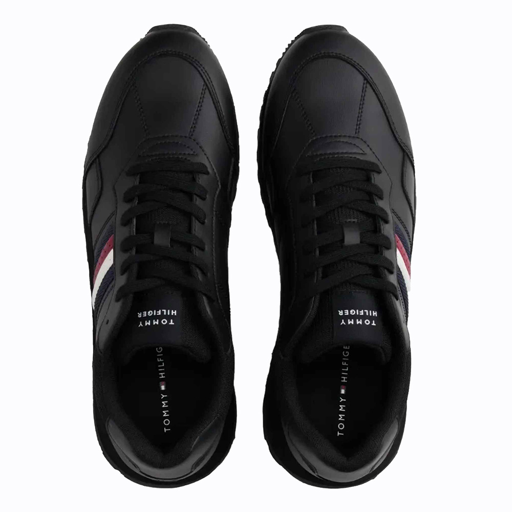 TOMMY HILFIGER NEW RUNNER EVA LTH STRIPES FM0FM05637 3