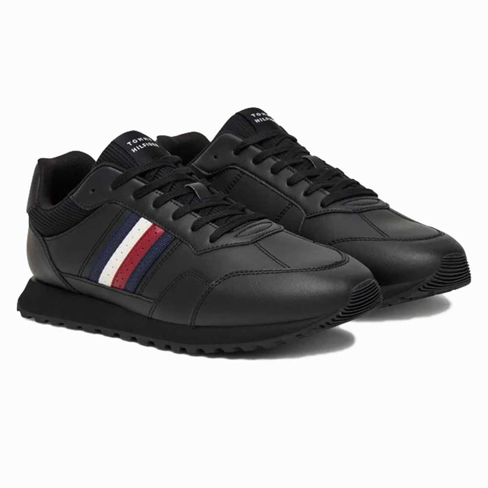 TOMMY HILFIGER NEW RUNNER EVA LTH STRIPES FM0FM05637 4