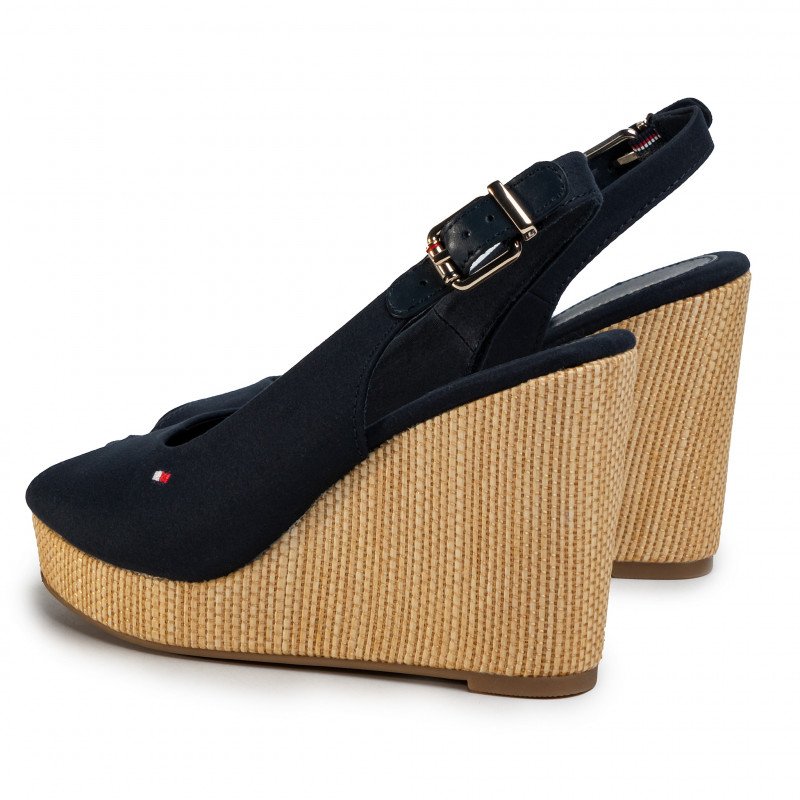 TOMMY HILFIGER ICONIC ELENA SLING BACK WEDGE FW0FW04789 2