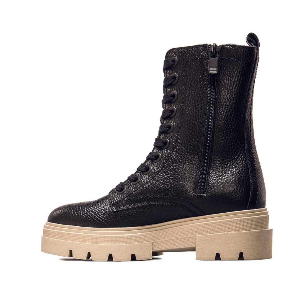 TOMMY HILFIGER MONOCHROMATIC LACE UP BOOT FW0FW06732 2