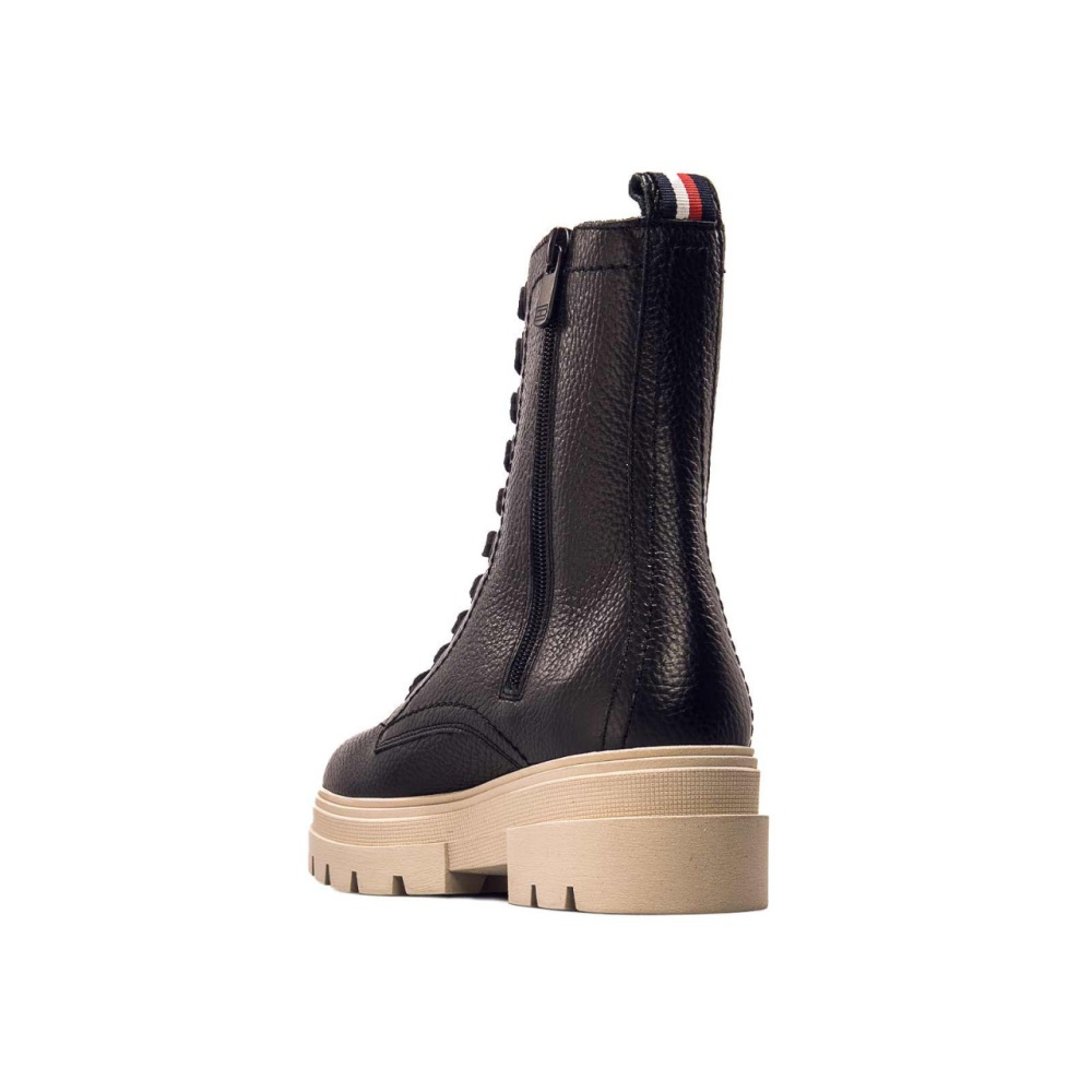 TOMMY HILFIGER MONOCHROMATIC LACE UP BOOT FW0FW06732 3