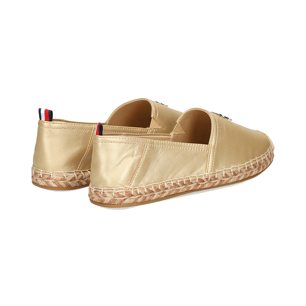 TOMMY HILFIGER GOLD FLAT ESPADRILLE FW0FW07694 3