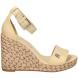 TOMMY HILFIGER COLORFUL HIGH WEDGE SATIN SAND FW0FW07914 1