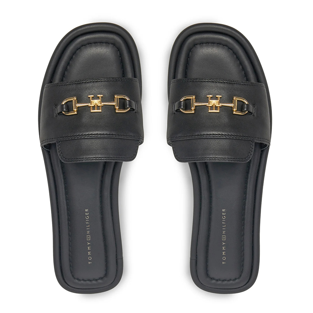 TOMMY HILFIGER LEATHER HORSEBIT MULE FW0FW08420 3