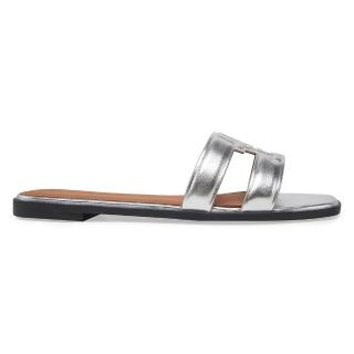 TOMMY HILFIGER TH LOGO STRAP METALLIC MULE FW0FW08676