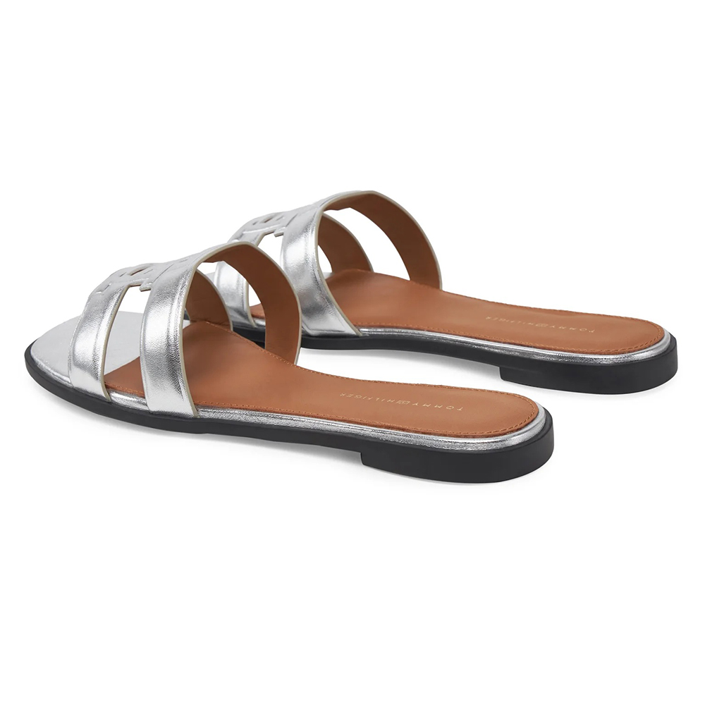 TOMMY HILFIGER TH LOGO STRAP METALLIC MULE FW0FW08676 3