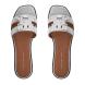 TOMMY HILFIGER TH LOGO STRAP METALLIC MULE FW0FW08676 4
