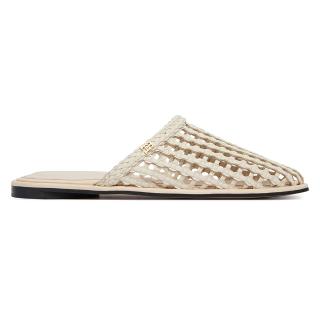 TOMMY HILFIGER HILFIGER LEATHER FLAT MULE FW0FW09280