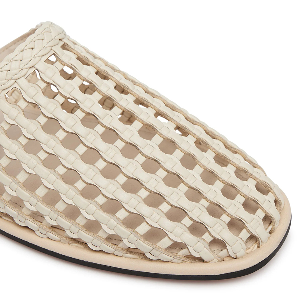 TOMMY HILFIGER HILFIGER LEATHER FLAT MULE FW0FW09280 5