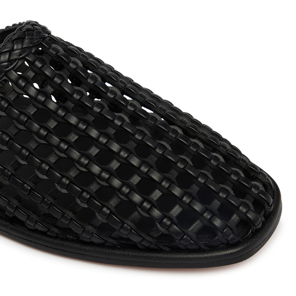 TOMMY HILFIGER HILFIGER LEATHER FLAT MULE FW0FW09280 5
