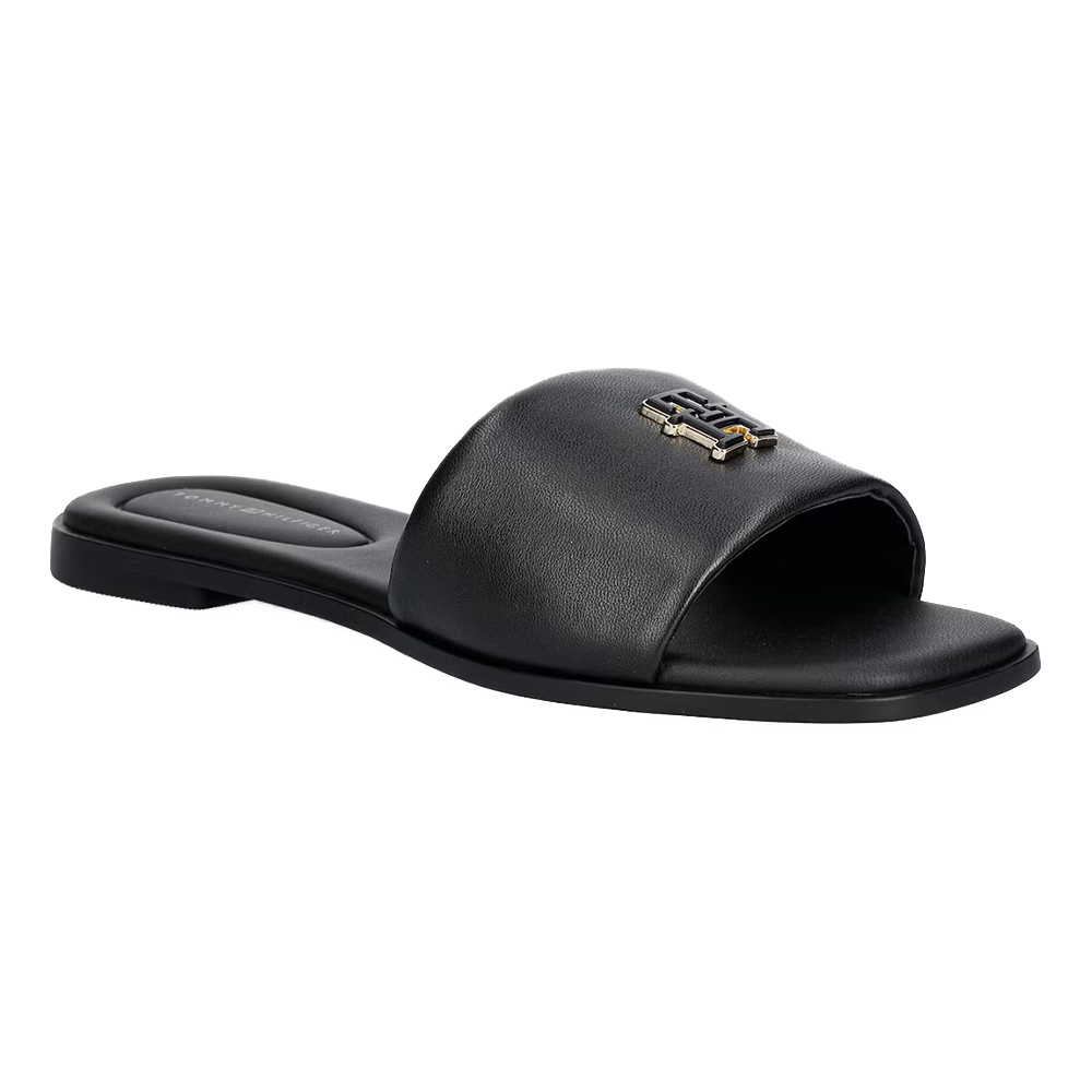 TOMMY HILFIGER TH LOGO HARDWARE LEATHER MULE FW0FW09292 1