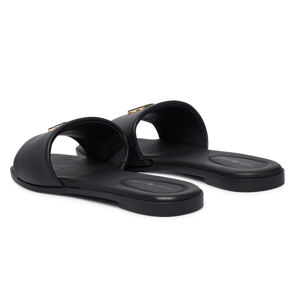 TOMMY HILFIGER TH LOGO HARDWARE LEATHER MULE FW0FW09292 3