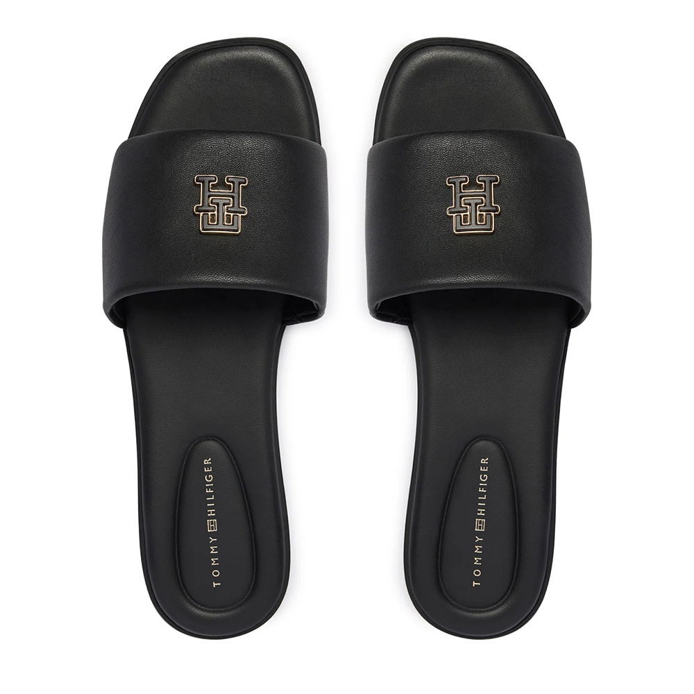 TOMMY HILFIGER TH LOGO HARDWARE LEATHER MULE FW0FW09292 4