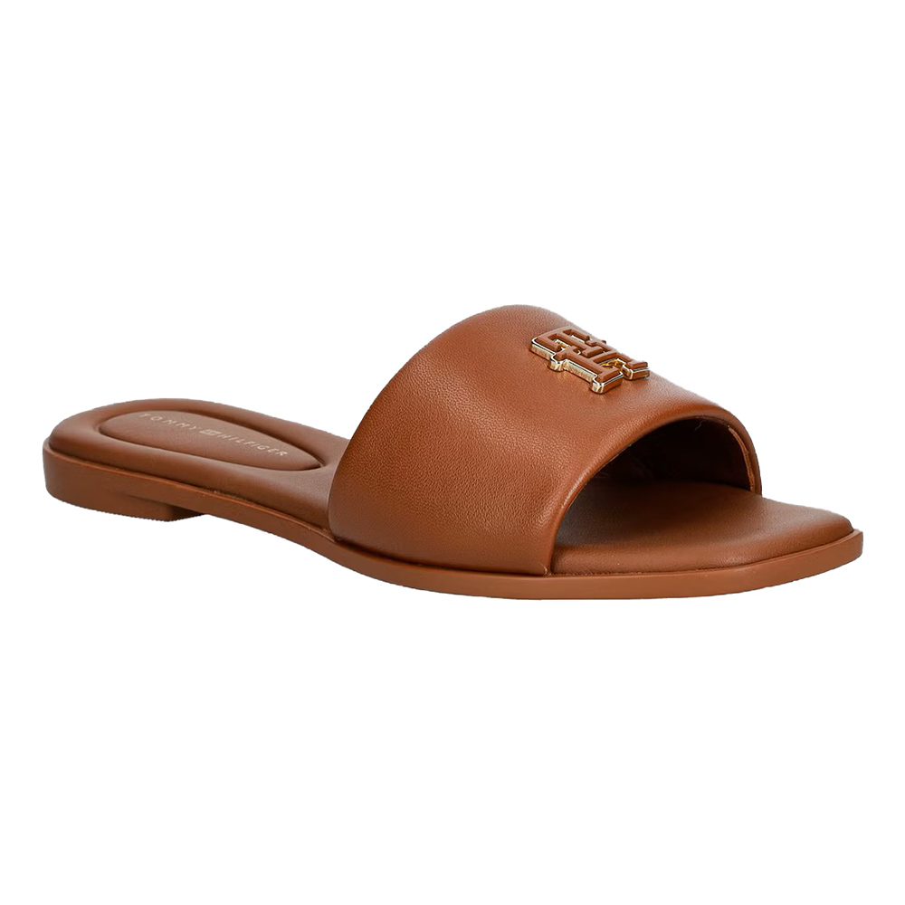 TOMMY HILFIGER TH LOGO HARDWARE LEATHER MULE FW0FW09292 1