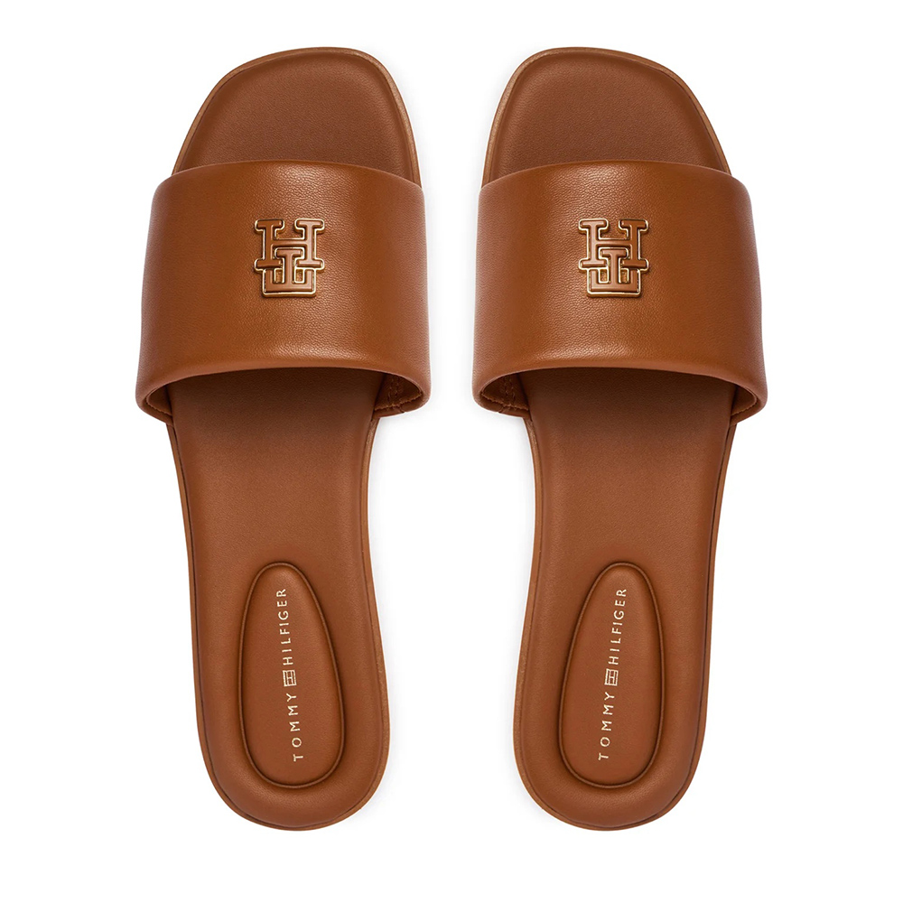 TOMMY HILFIGER TH LOGO HARDWARE LEATHER MULE FW0FW09292 4