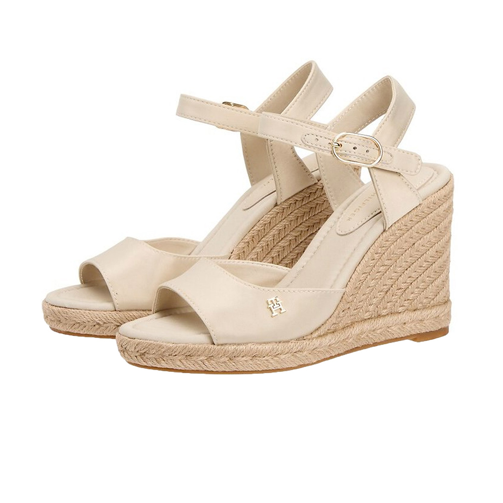 TOMMY HILFIGER HIGH WEDGE ESPAD SATIN FW0FW09469 2