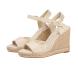 TOMMY HILFIGER HIGH WEDGE ESPAD SATIN FW0FW09469 2