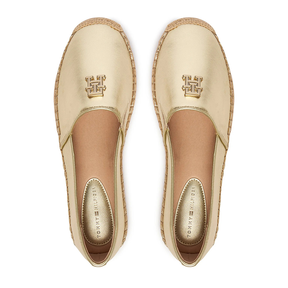 TOMMY HILFIGER TH LOGO GOLD ESPADRILLE FW0FW09473 4