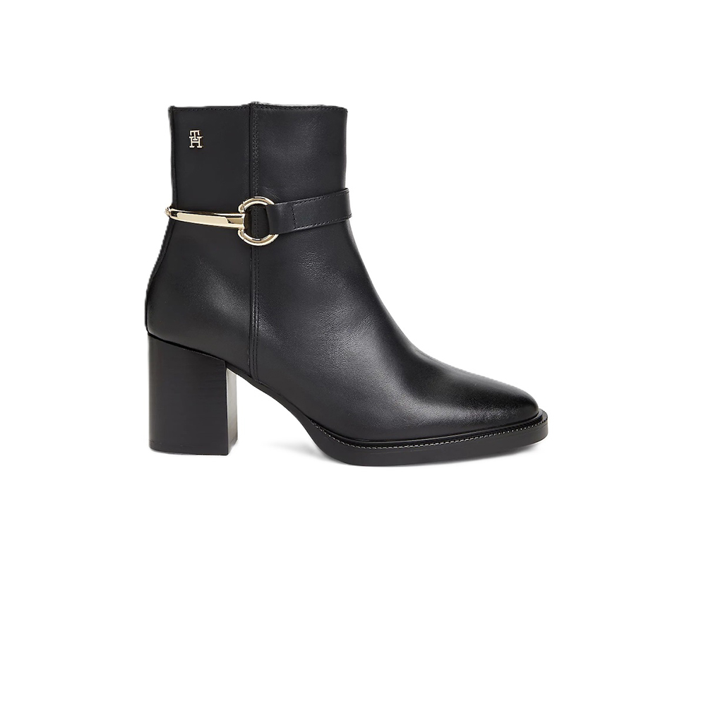 TOMMY HILFIGER STUD HEEL RIDING ANKLE BOOT FW0FW09552 1