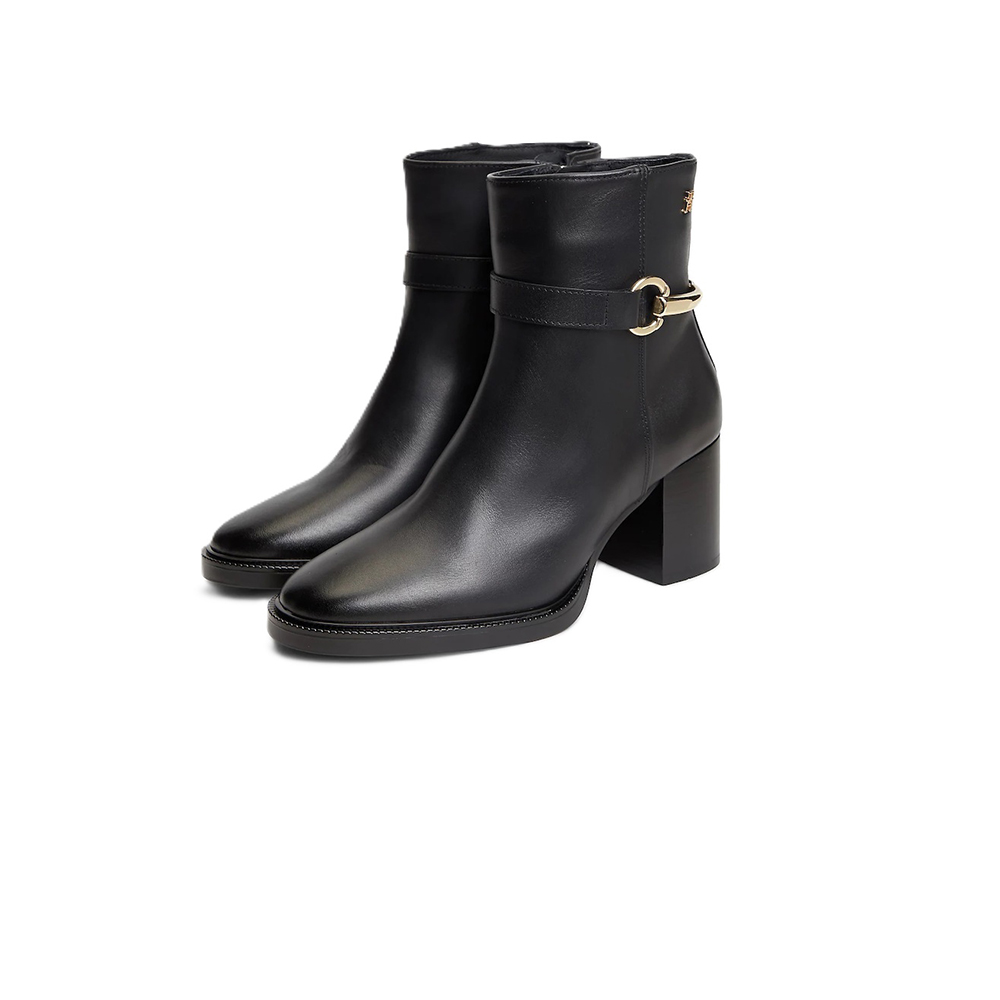TOMMY HILFIGER STUD HEEL RIDING ANKLE BOOT FW0FW09552 2