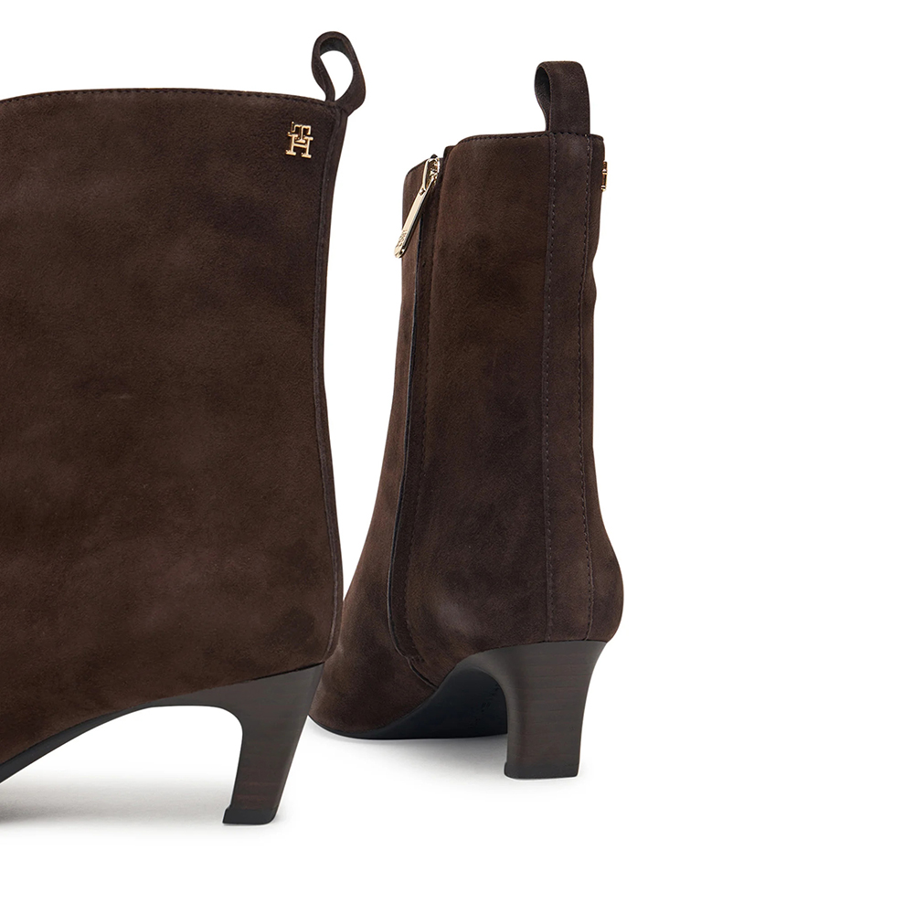 TOMMY HILFIGER KITTEN HEEL SUEDE ANKLE BOOT FW0FW09670 3