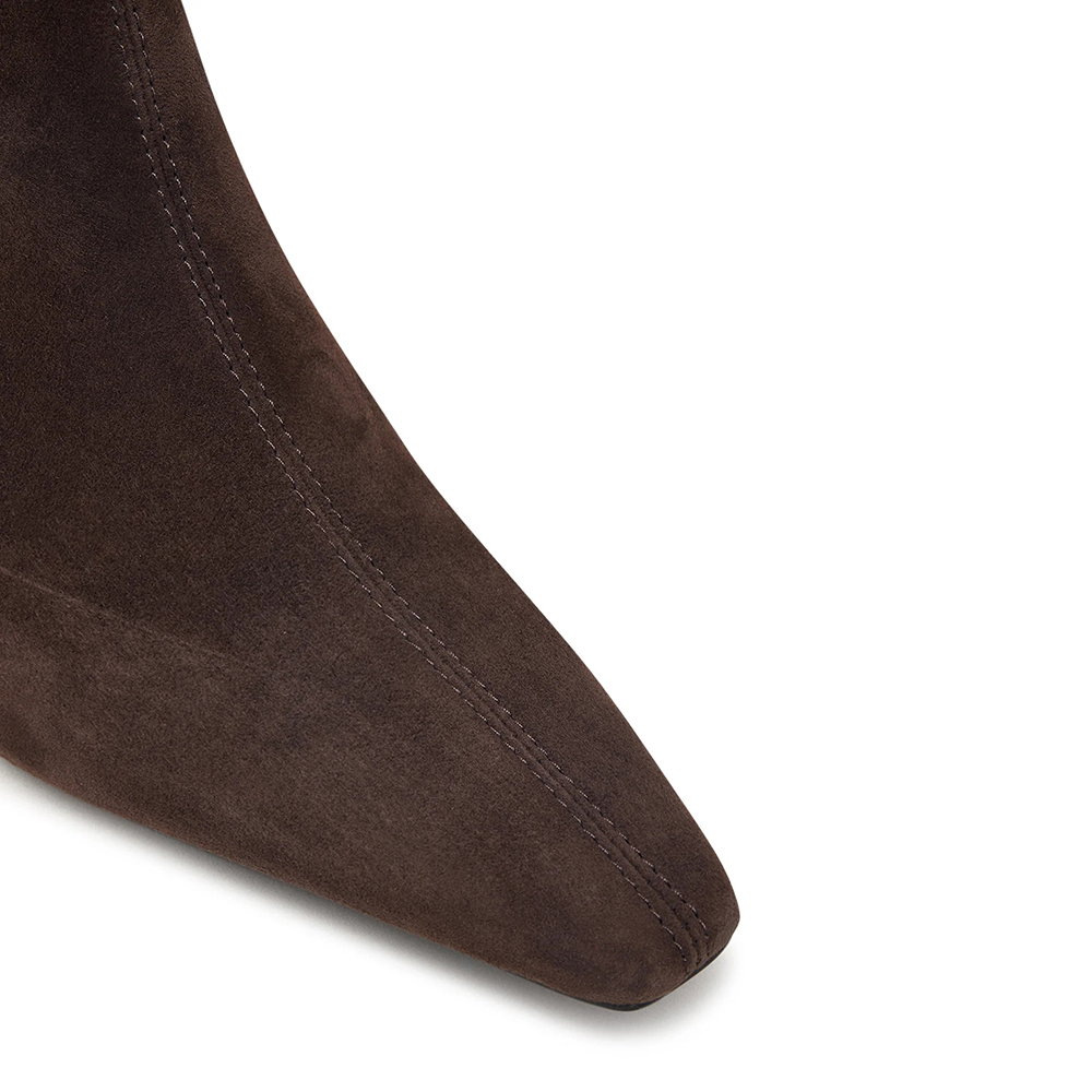 TOMMY HILFIGER KITTEN HEEL SUEDE ANKLE BOOT FW0FW09670 5
