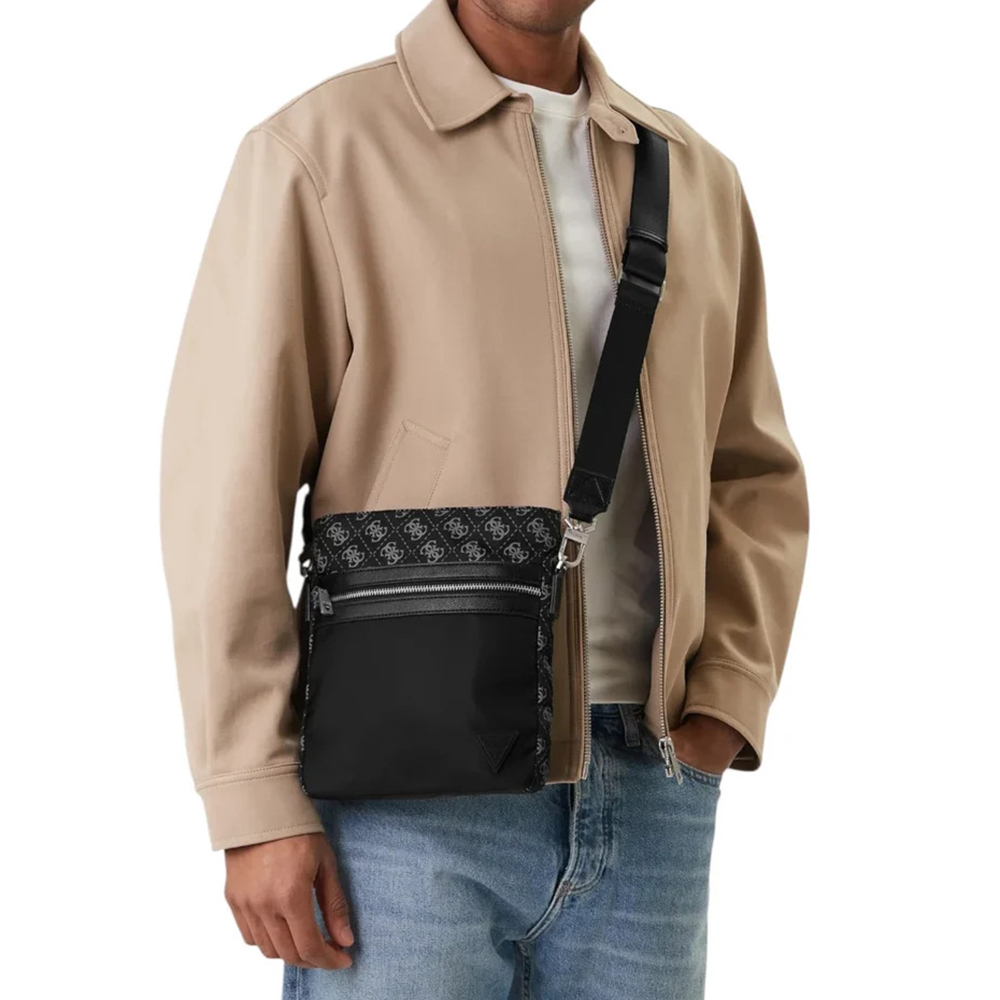 GUESS BERLIN CROSSBODY FLAT ΤΣΑΝΤΑ ΑΝΔΡΙΚΟ HMBENPP6123 5