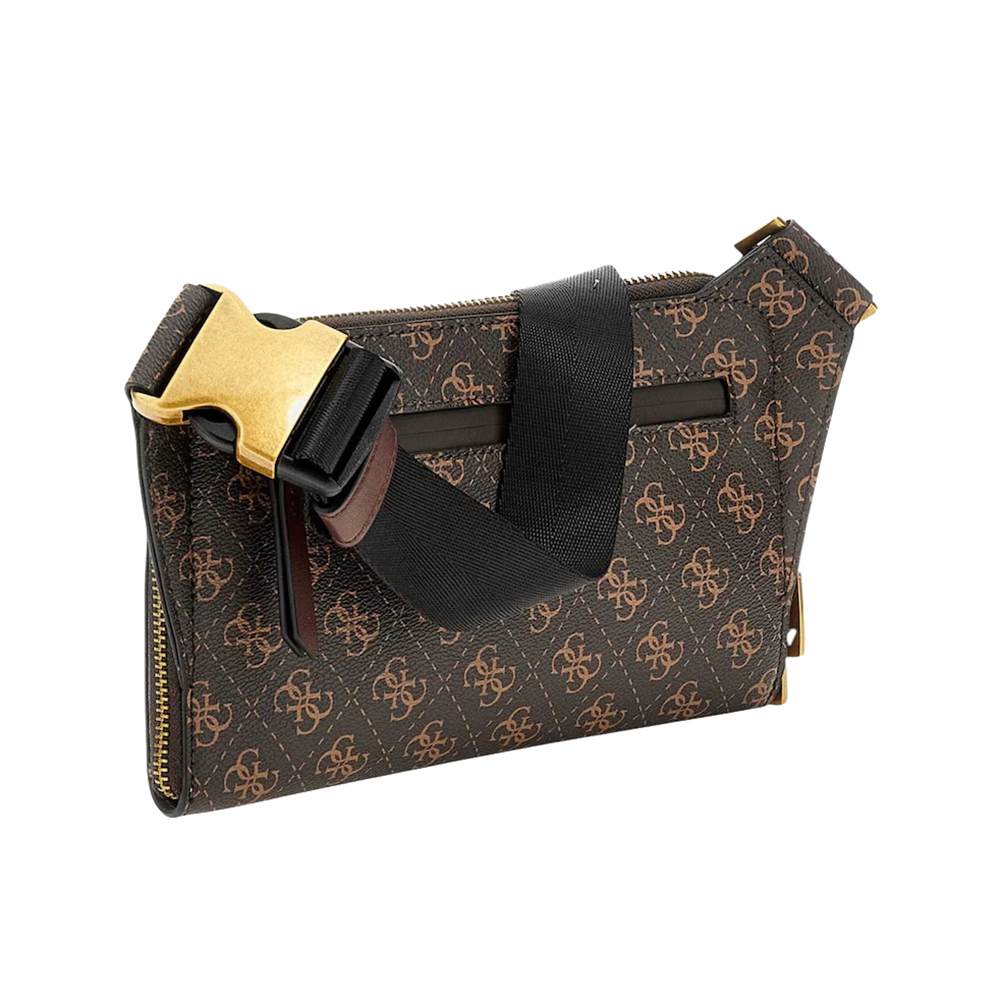 GUESS MILANO FLAT BUMBAG W FRT PKT ΤΣΑΝΤΑ ΑΝΔΡΙΚΟ HMMILOP5214 2