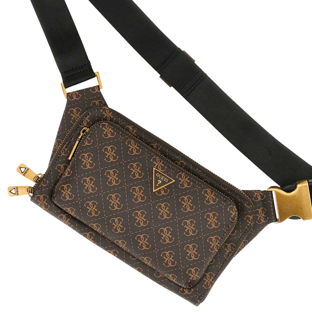GUESS MILANO FLAT BUMBAG W FRT PKT ΤΣΑΝΤΑ ΑΝΔΡΙΚΟ HMMILOP5214 4
