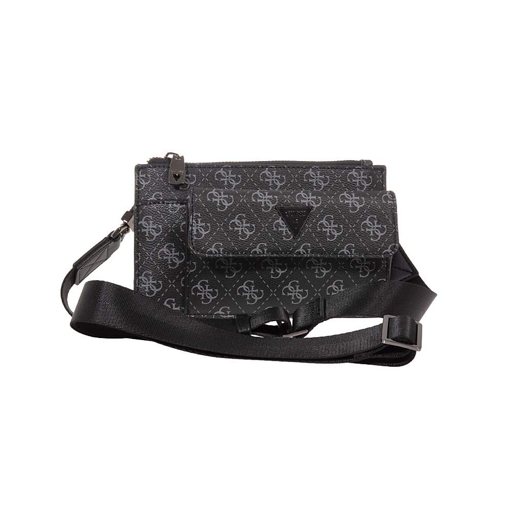 GUESS MILANO FLAT BUMBAG ΤΣΑΝΤΑ ΑΝΔΡΙΚΟ HMMILOP6391 1