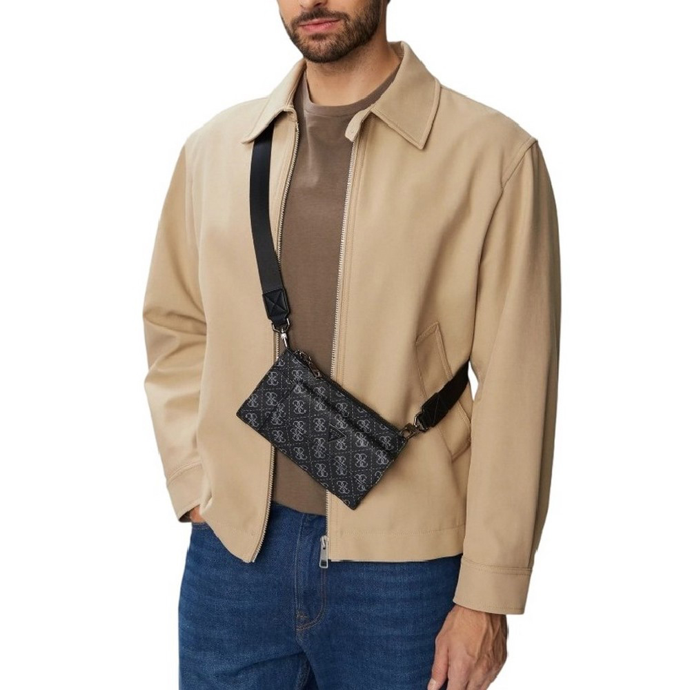 GUESS MILANO FLAT BUMBAG ΤΣΑΝΤΑ ΑΝΔΡΙΚΟ HMMILOP6391 5
