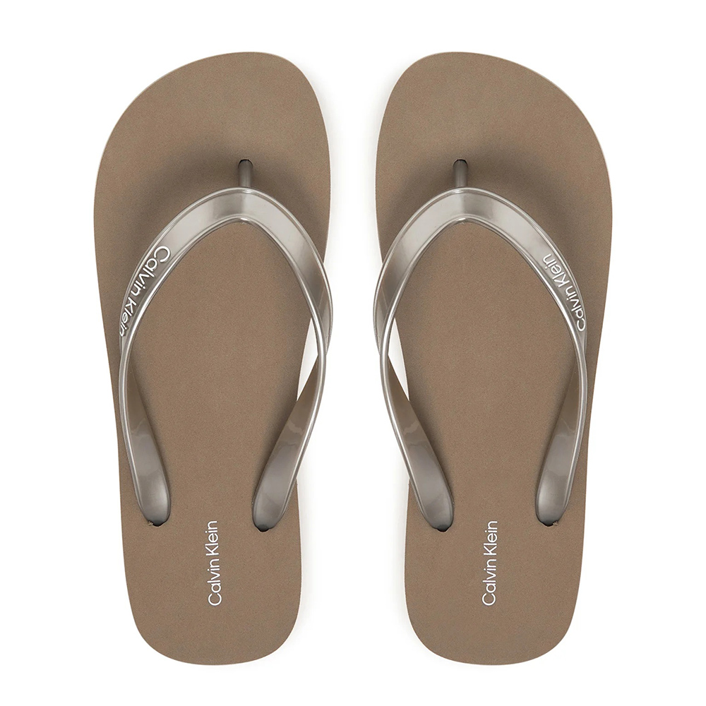CALVIN KLEIN FLATFORM FLIP FLOP MET TPU HW0HW03120 3
