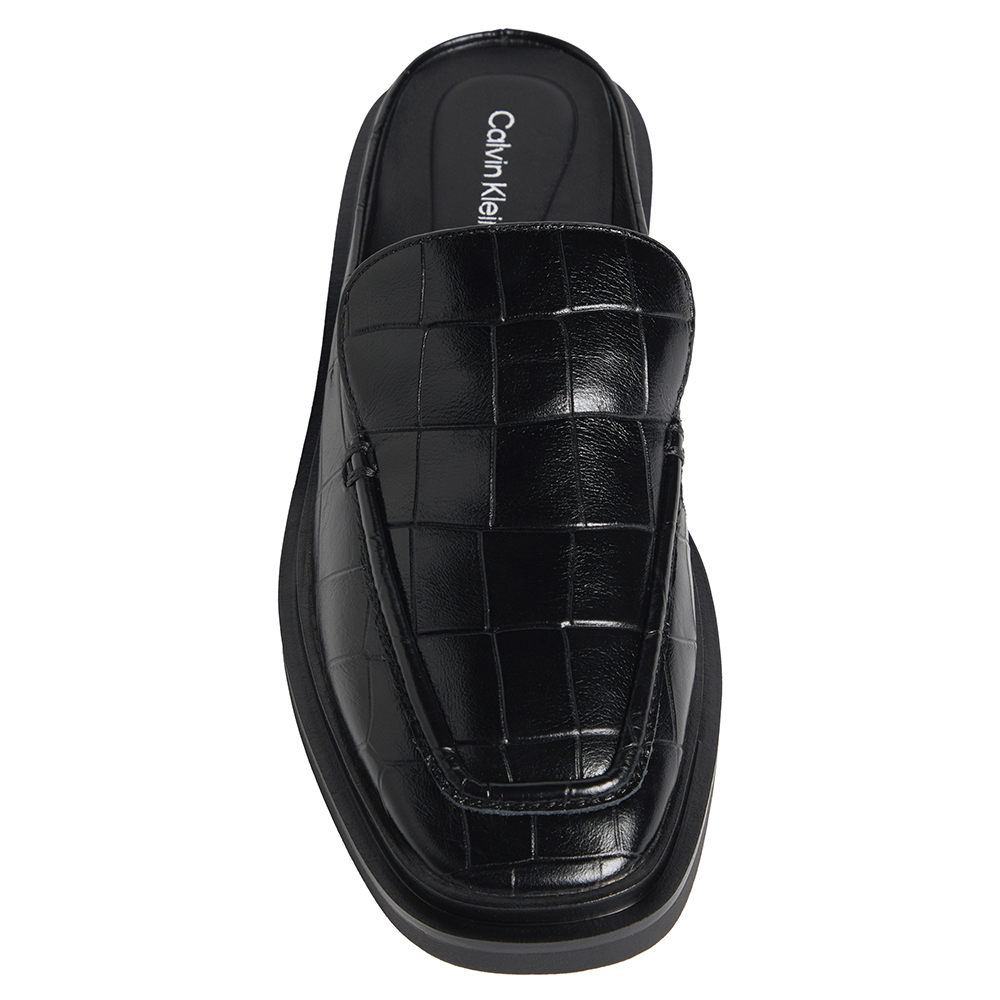 CALVIN KLEIN SQUARE MULE CROC LTH HW0HW03194 4