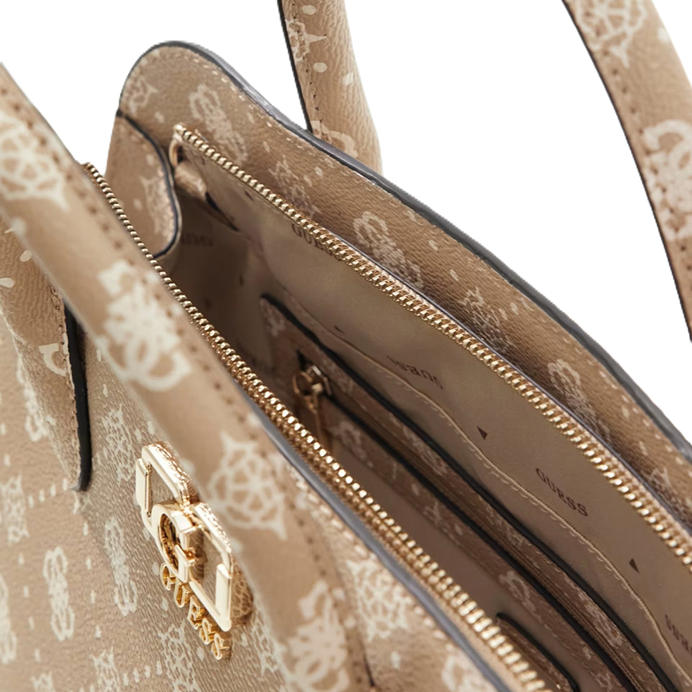 GUESS EMELIE LOGO 2 COMP SATCHEL ΤΣΑΝΤΑ ΓΥΝΑΙΚΕΙΟ HWGP9928060 3