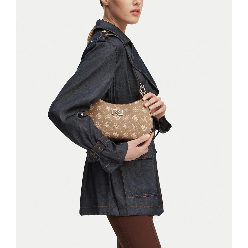 GUESS EMELIE LOGO TOP ZIP SHLDR BAG ΤΣΑΝΤΑ ΓΥΝΑΙΚΕΙΟ HWGP9928180 4