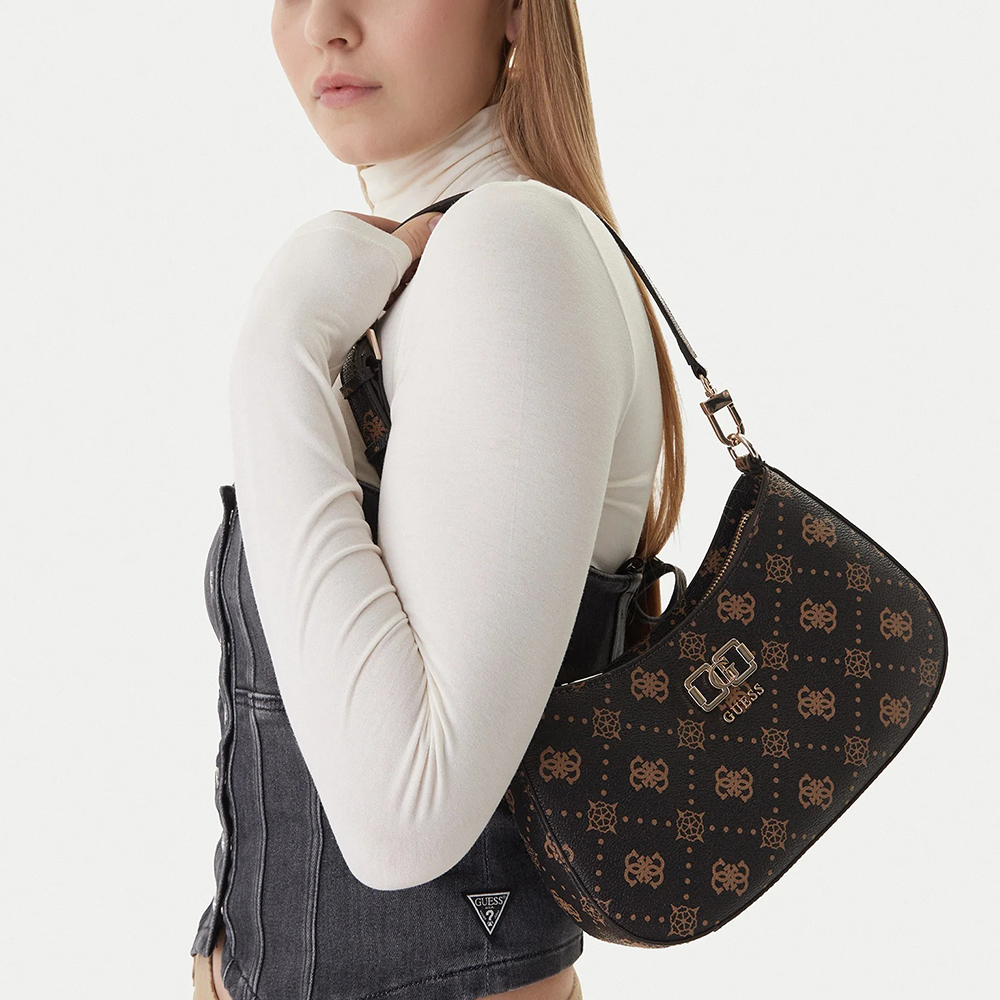 GUESS EMELIE LOGO TOP ZIP SHLDR BAG ΤΣΑΝΤΑ ΓΥΝΑΙΚΕΙΟ HWGP9928180 4